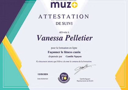 Badge Façonner le Fitness Canin